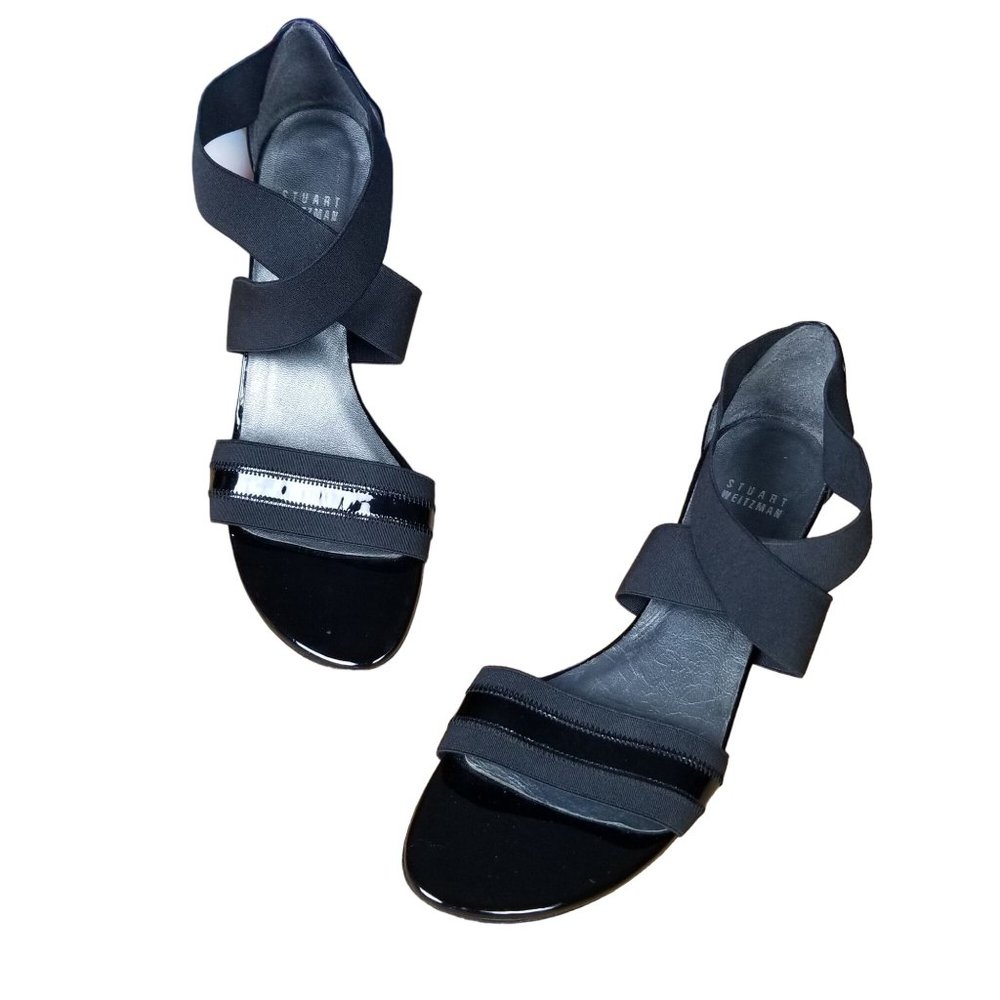 Stuart Weitzman Midexter Elastic Strappy Open Toe… - image 2